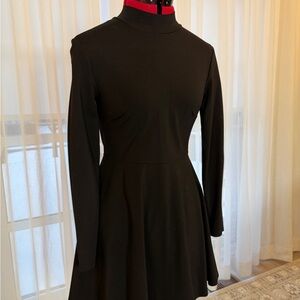 Sunday Best Classic Black Long Sleeve Dress
